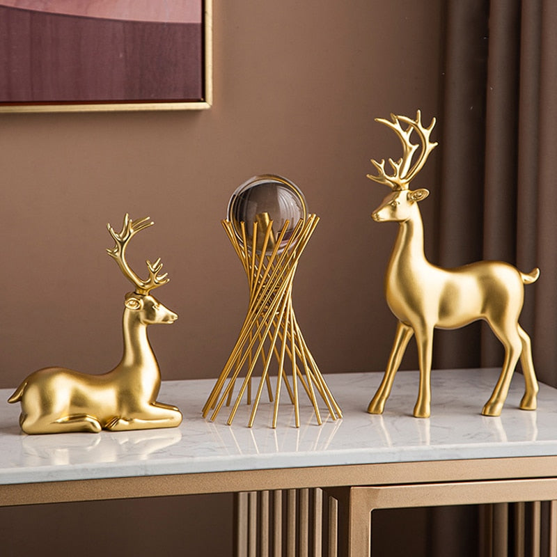 Modern Luxury Gold Animal Figurine