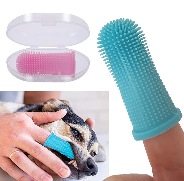 Dog Soft Pet Finger Toothbrush