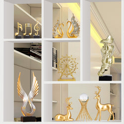 Modern Luxury Gold Animal Figurine