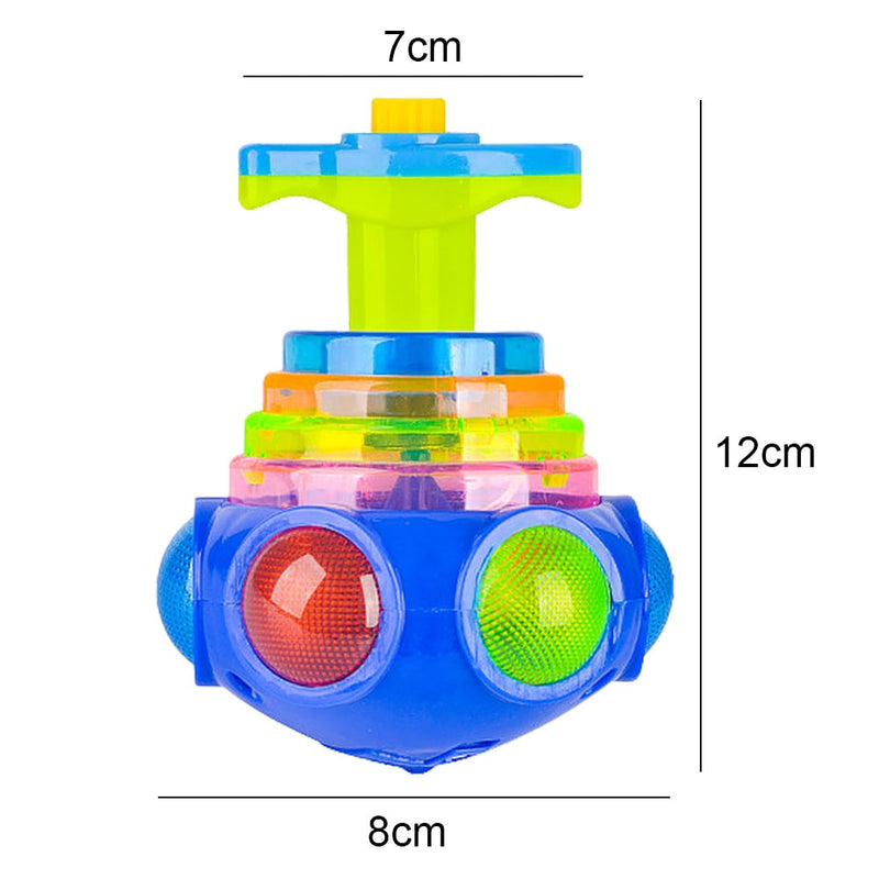 Colorful Flashing Music Spinning Toy