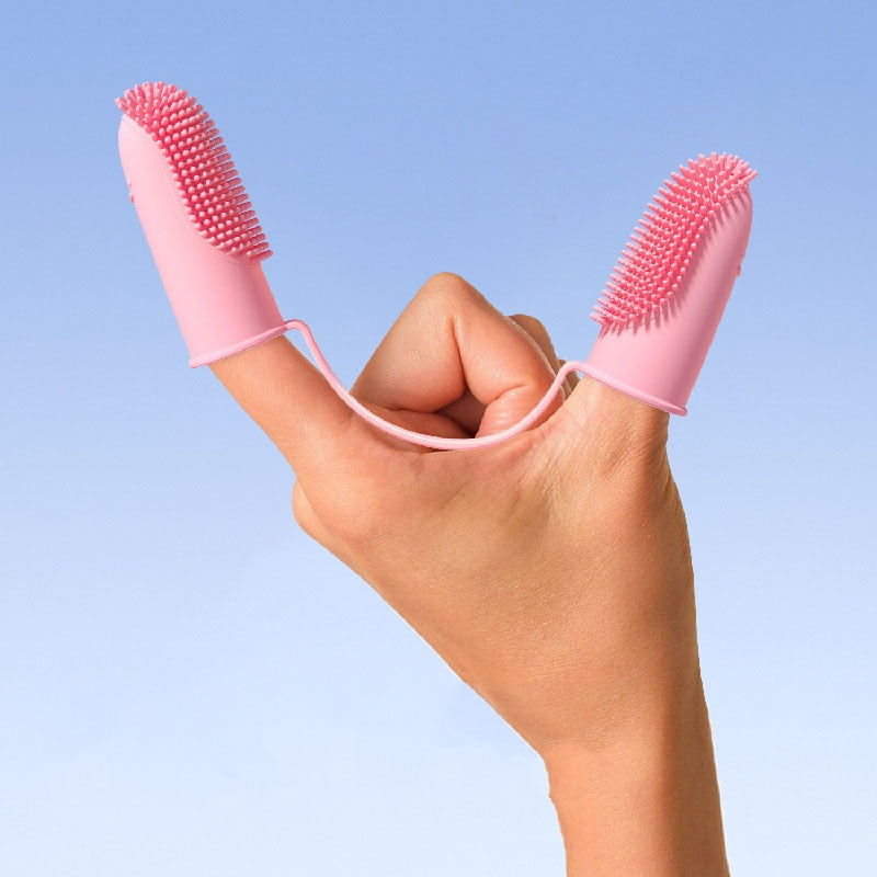 Dog Soft Pet Finger Toothbrush