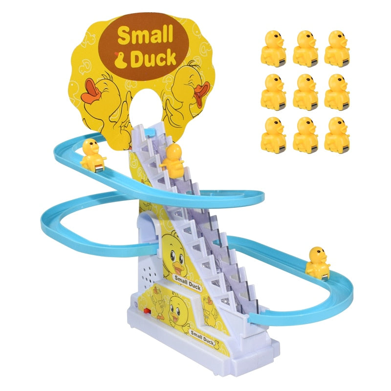 Automatic Slide Climbing Duck Toy