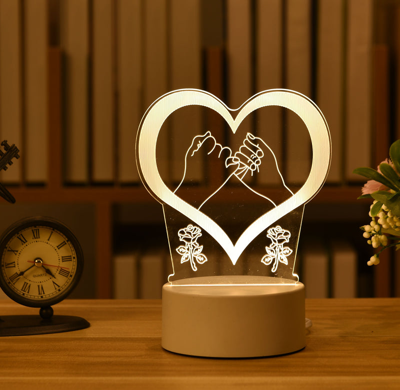 3D Acrylic USB Night Light Xmas Gift