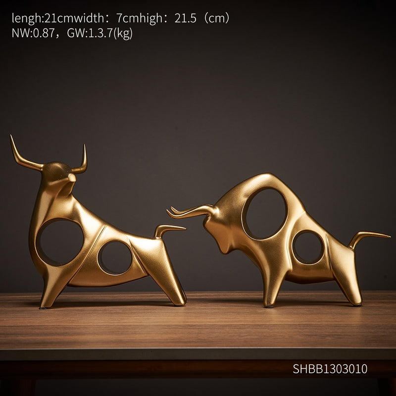 Modern Luxury Gold Animal Figurine