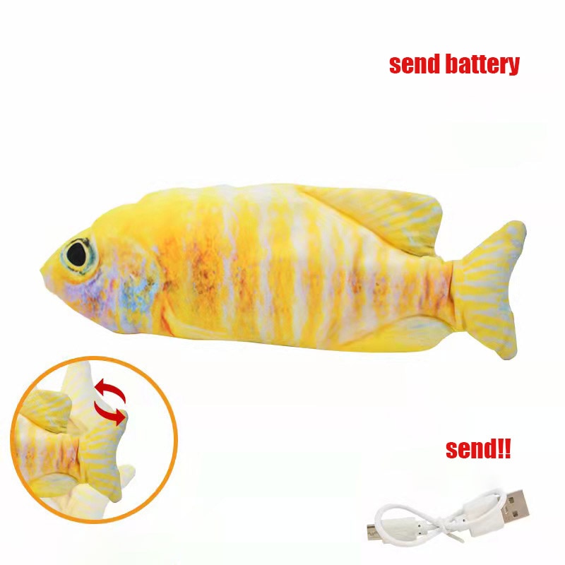 USB Cat Toys Electric Fish