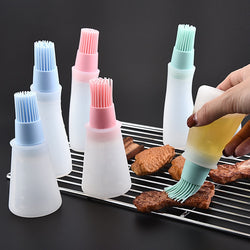 Silicone Oiler with Brush Seasoning