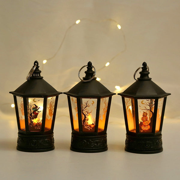 Vintage Hanging LED Lantern Lamp