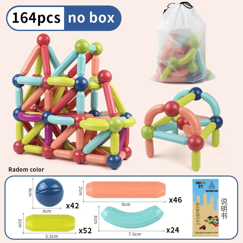 Magnetic Constructor Block Set Toys