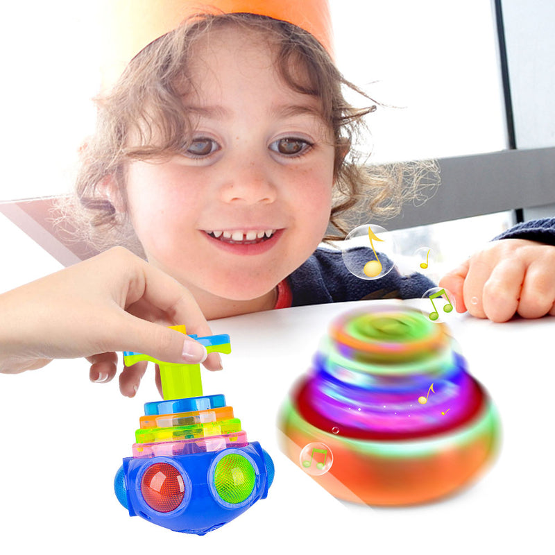 Colorful Flashing Music Spinning Toy