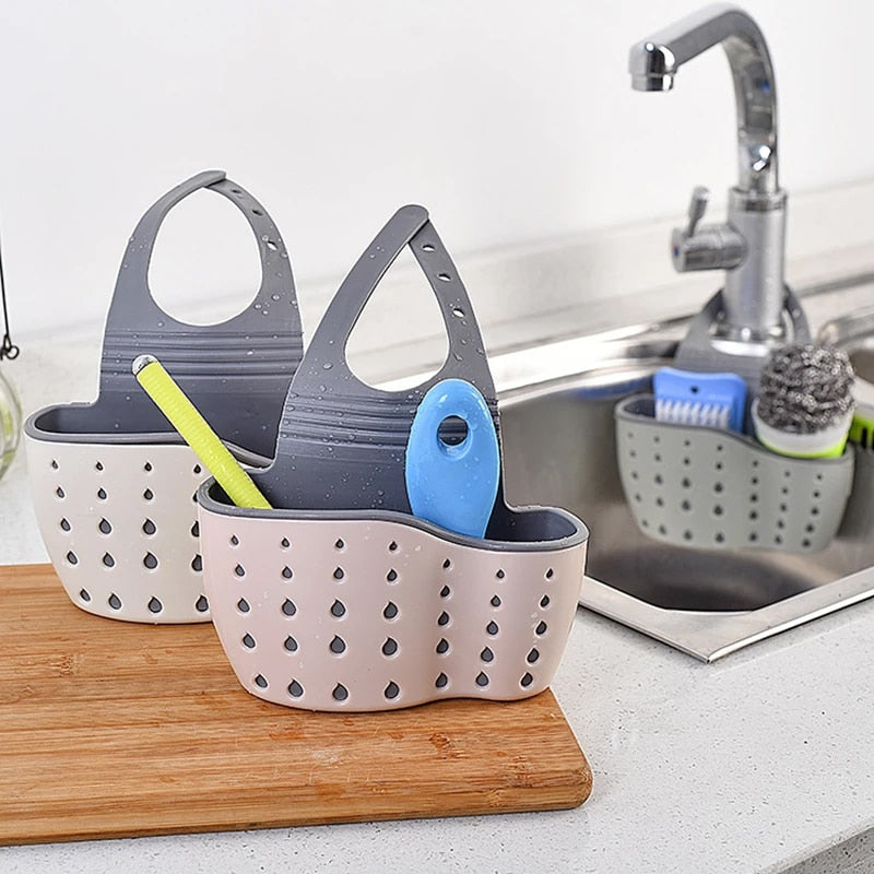 Sink Shelf Sponge Drain Rack