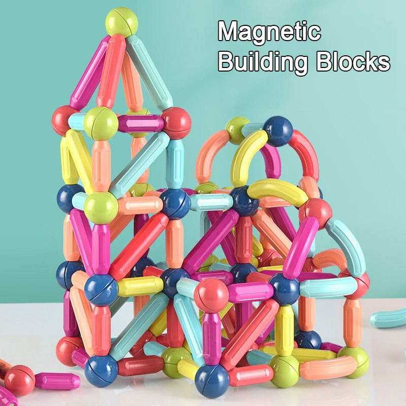 Magnetic Stick Building Blocks Set Kids