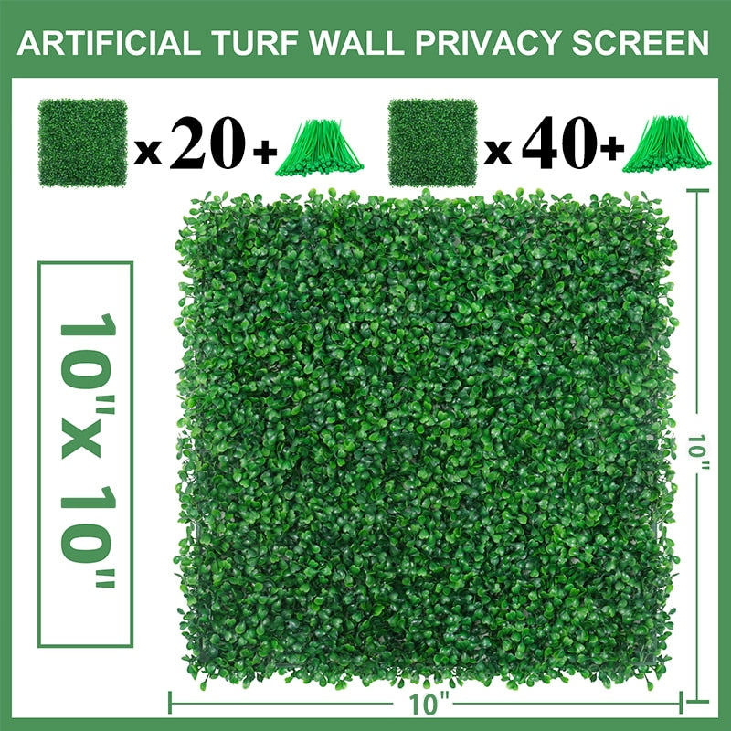 Artificial Flowers Grass Wall Panels