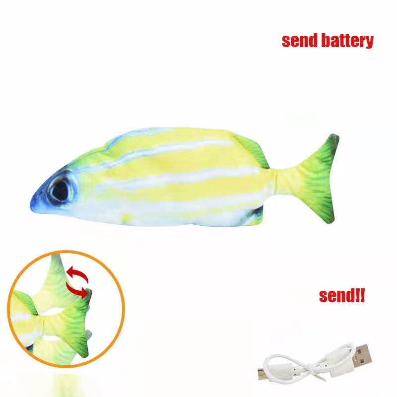 USB Cat Toys Electric Fish