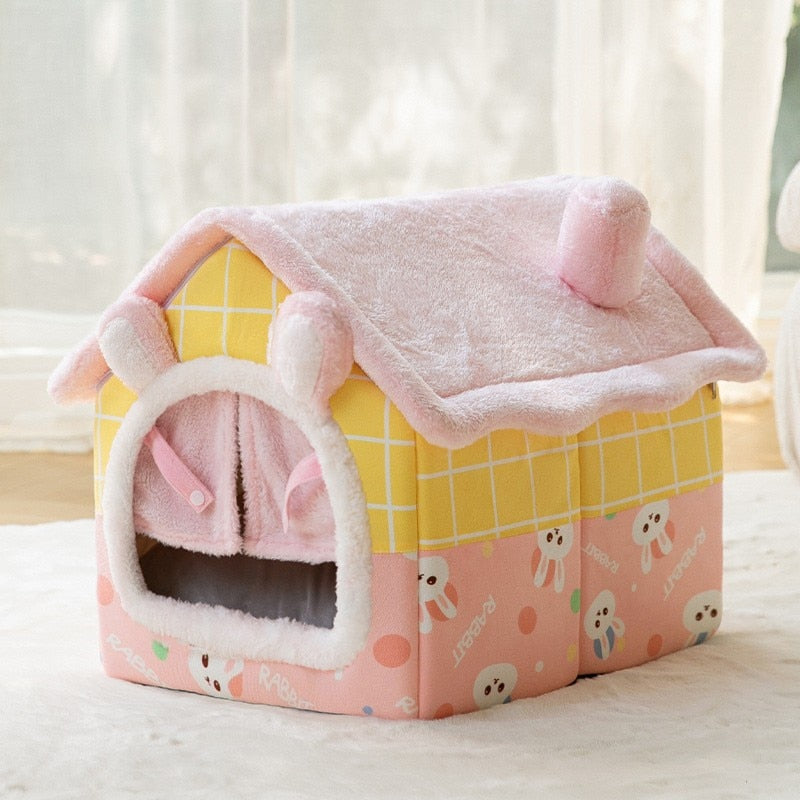 Soft Cat Bed Deep Sleep House