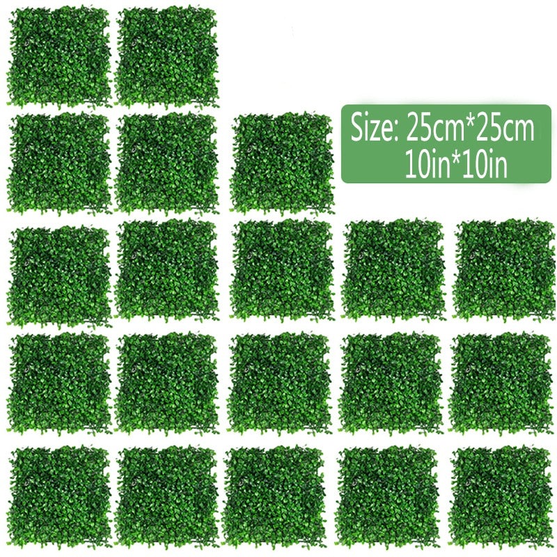 Artificial Flowers Grass Wall Panels