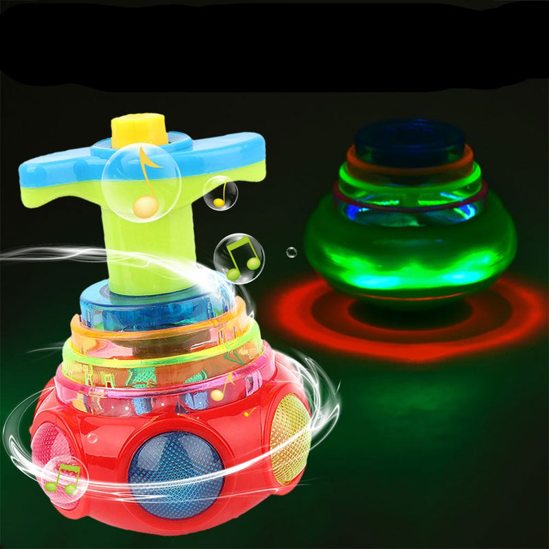 Colorful Flashing Music Spinning Toy