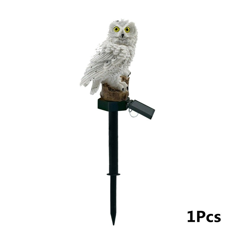 Solar Lamp Owl Animal Garden