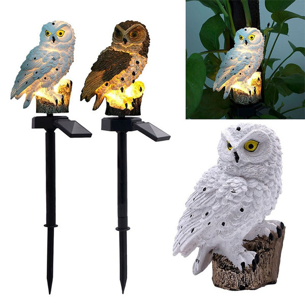 Outdoor Owl Solar Led Light