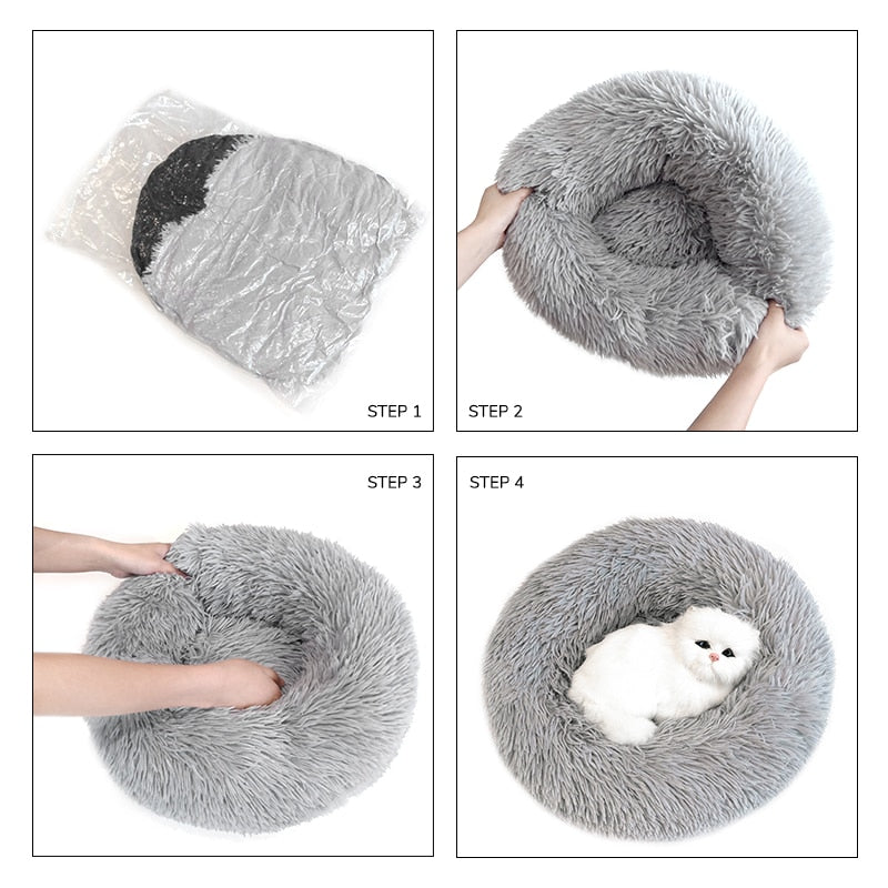 Pet Dog Bed Comfortable Donut