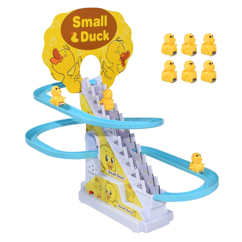 Automatic Slide Climbing Duck Toy