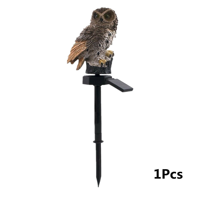 Solar Lamp Owl Animal Garden