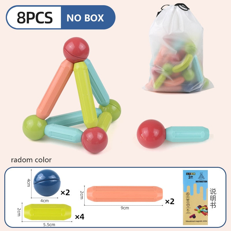 Magnetic Constructor Block Set Toys