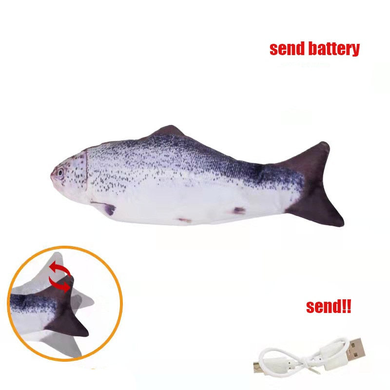 USB Cat Toys Electric Fish