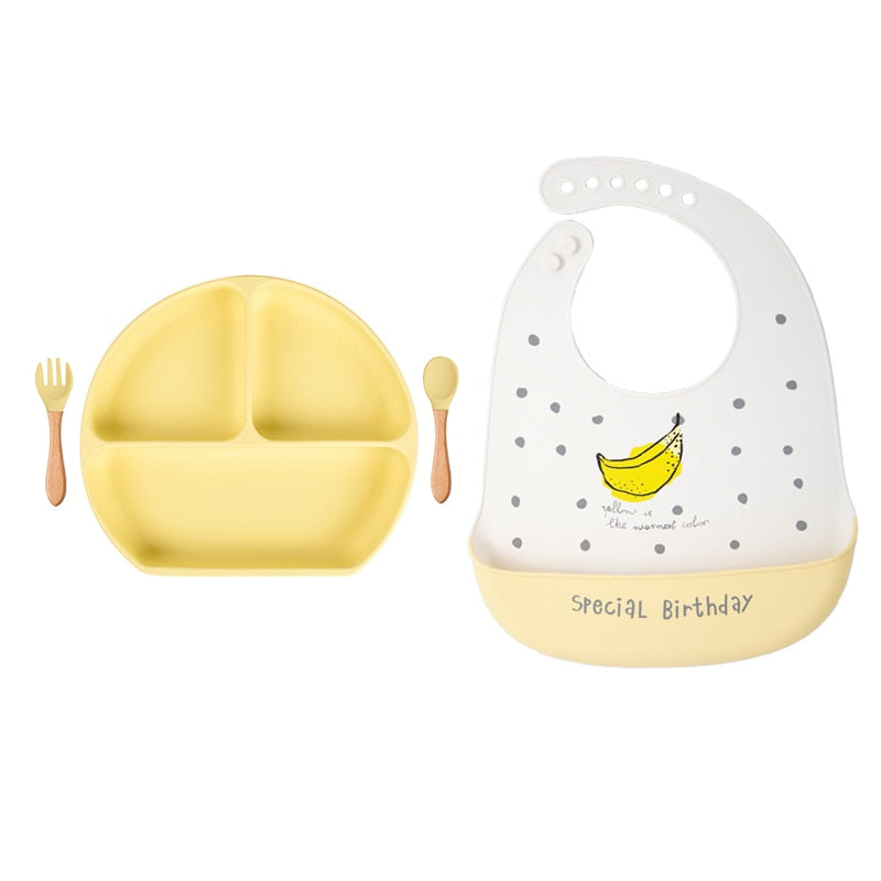 Baby Soft Silicone Cartoon Bibs