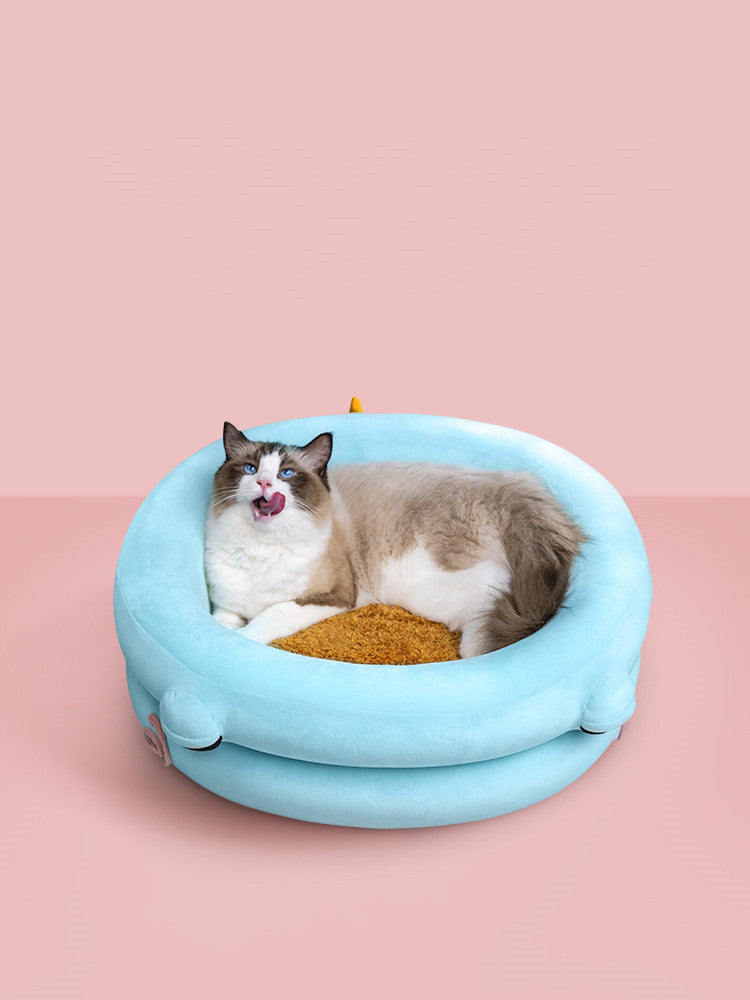 Cat Bed Winter Warm Dog Kennel Pet - KAMARI1